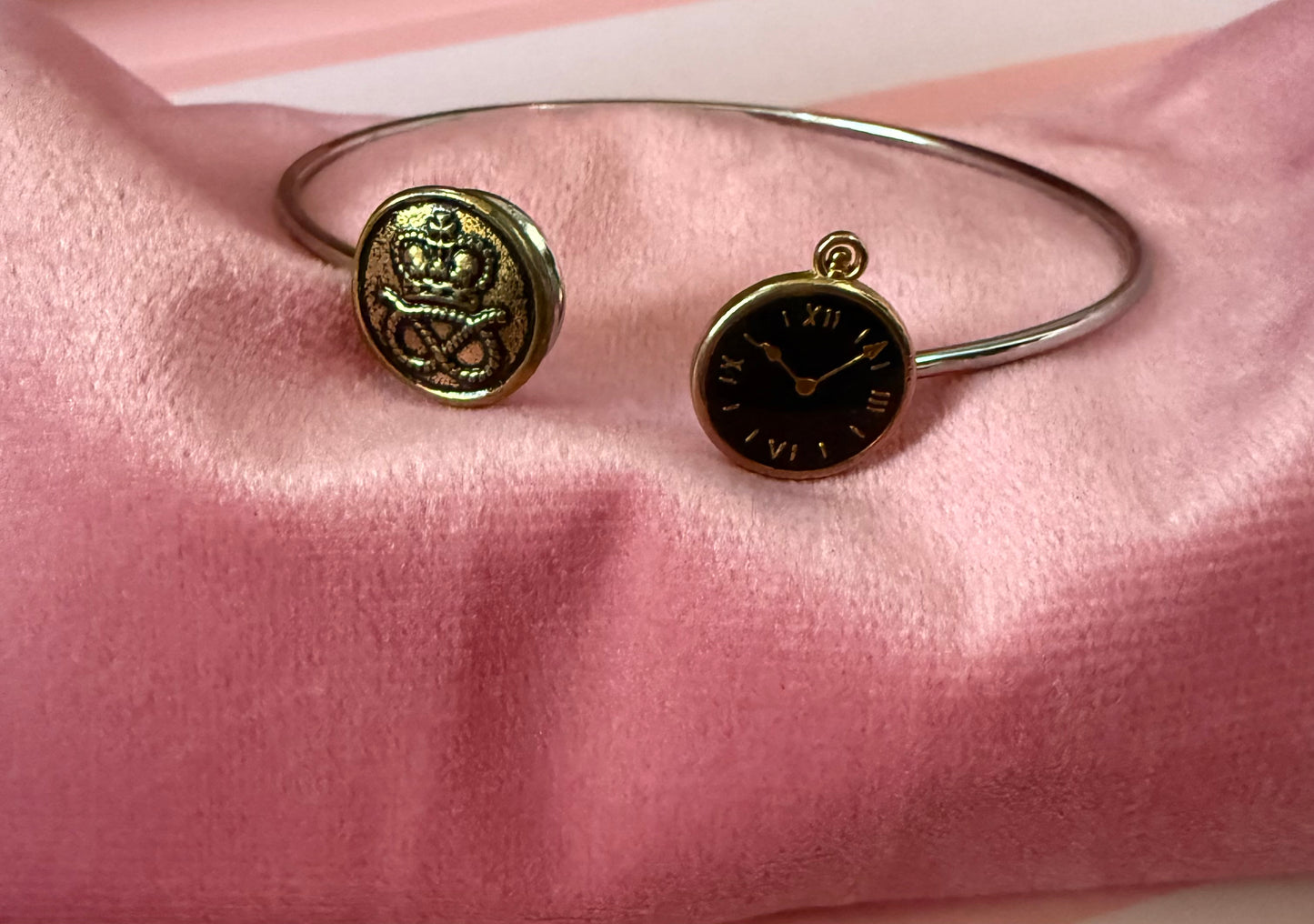 Vintage Button Cuff Bracelet