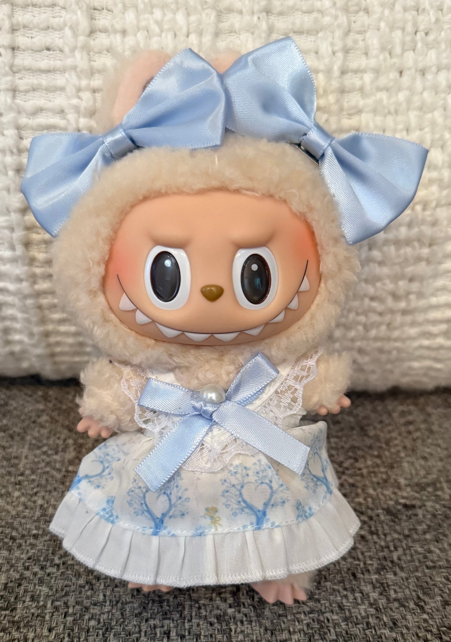 Handmade Blue Dress For Labubu