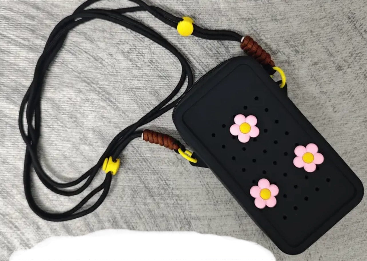 Chic Silicone Crocodile Charm Crossbody