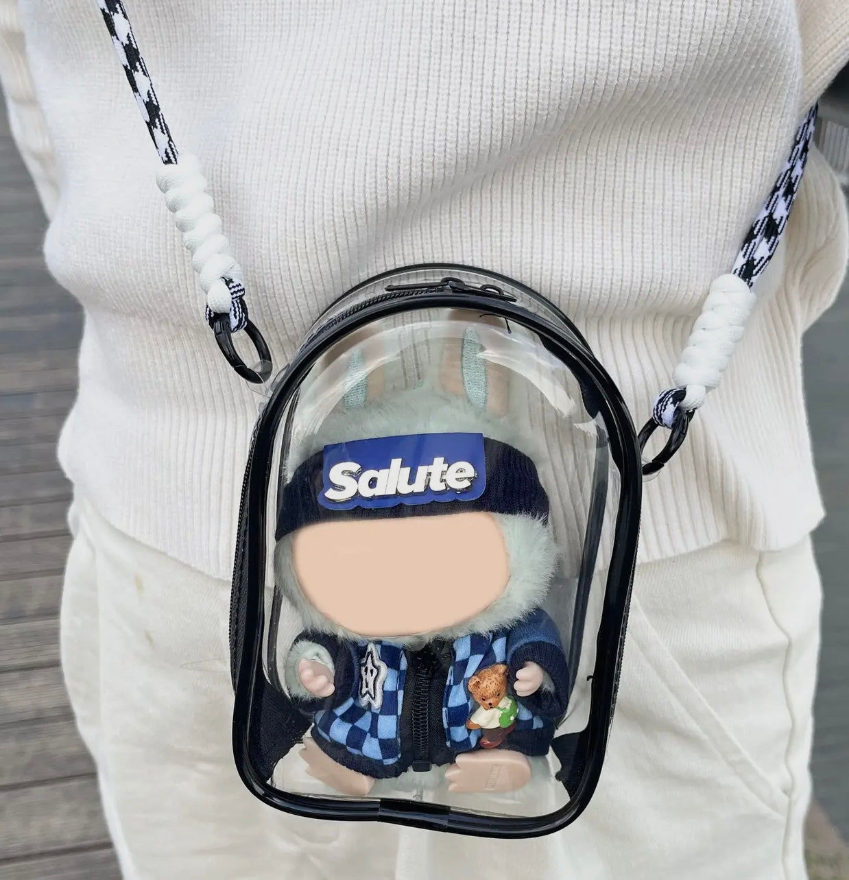 Crossbody Clear Bag For Labubu