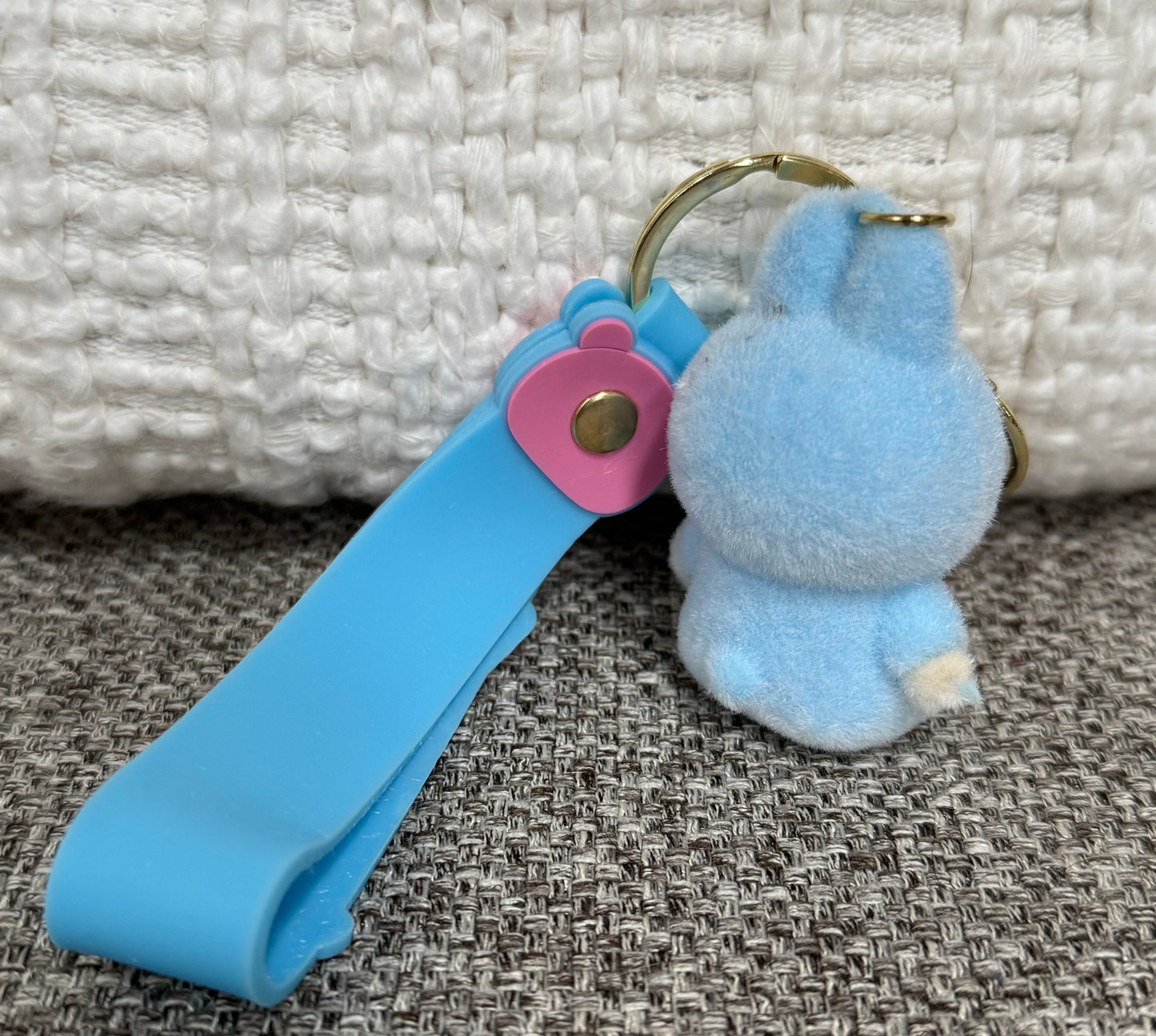 Fuzzy Monster Keychain