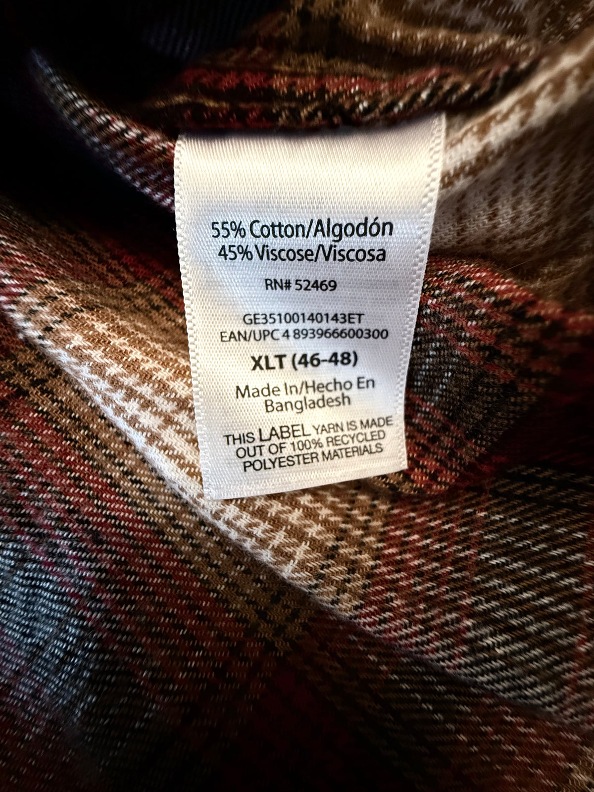 Up cycled Flannel With Custom Outdoor Patch