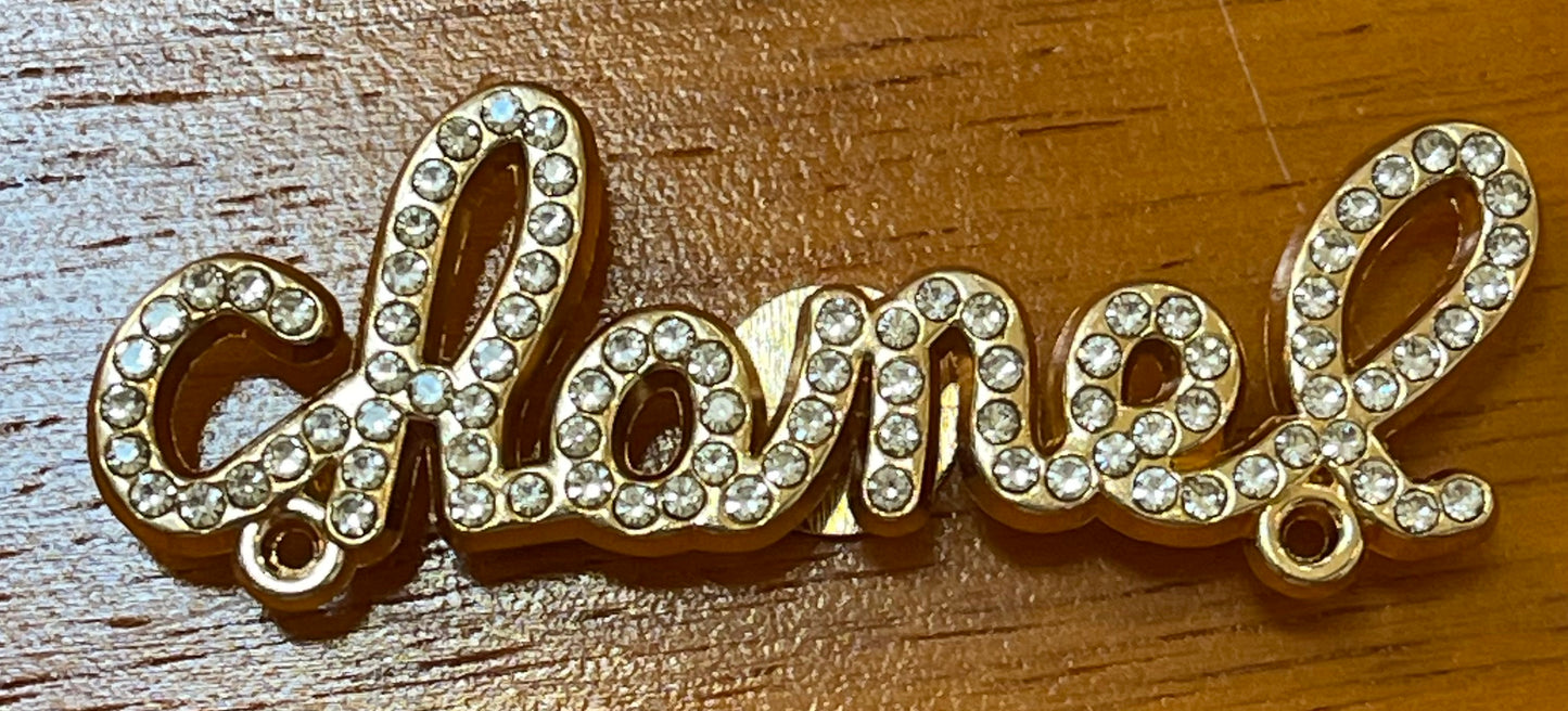 Various Bling Crocodile Shoe Charms