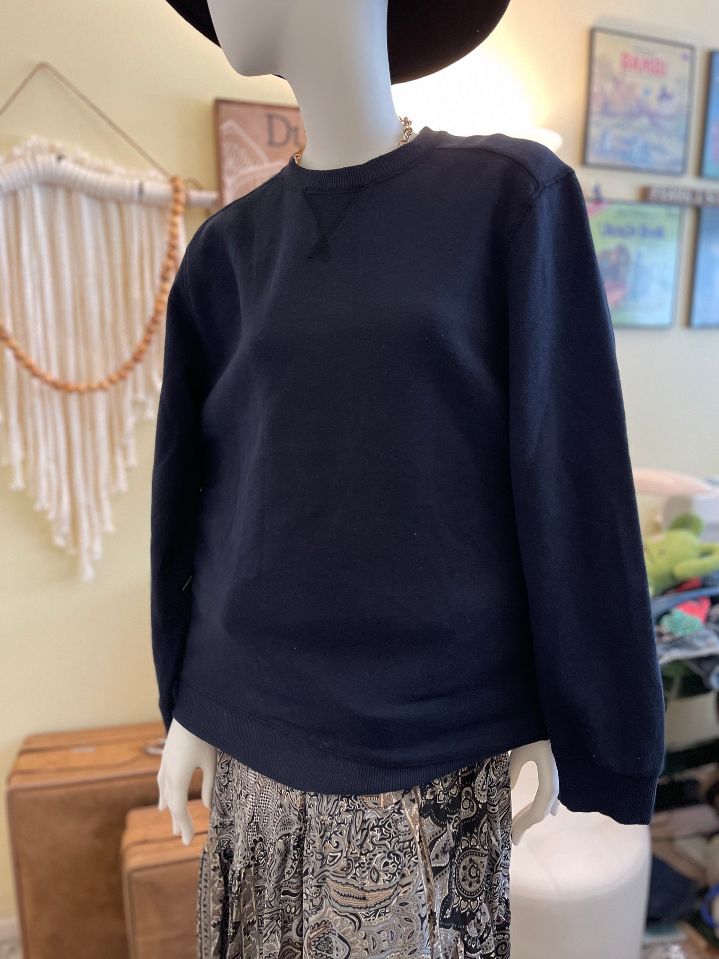 Lady In The Moon Patch Sweatshirt