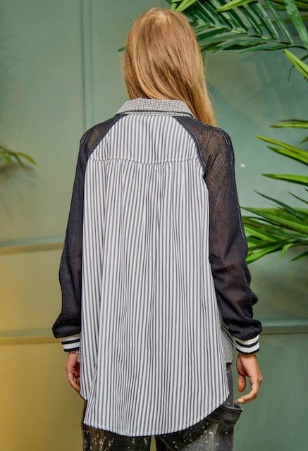 Mixed Patterns Shirt