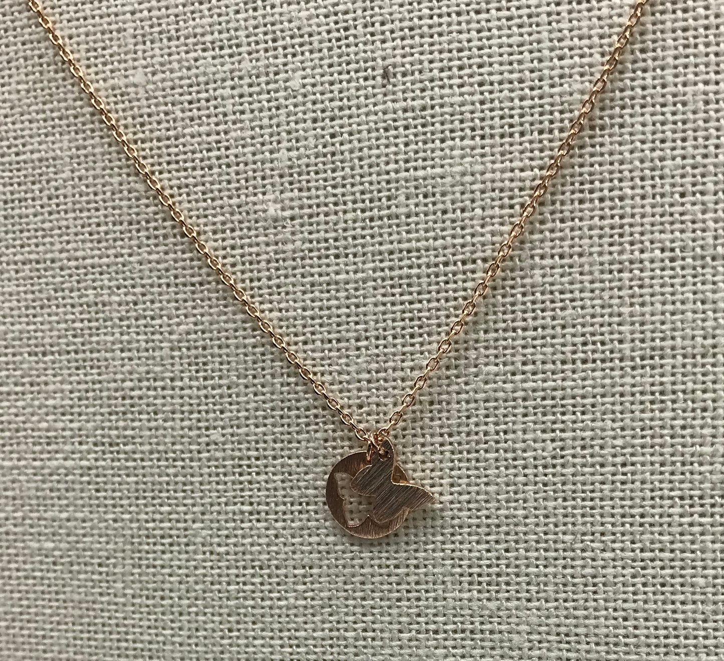 Double butterfly necklace