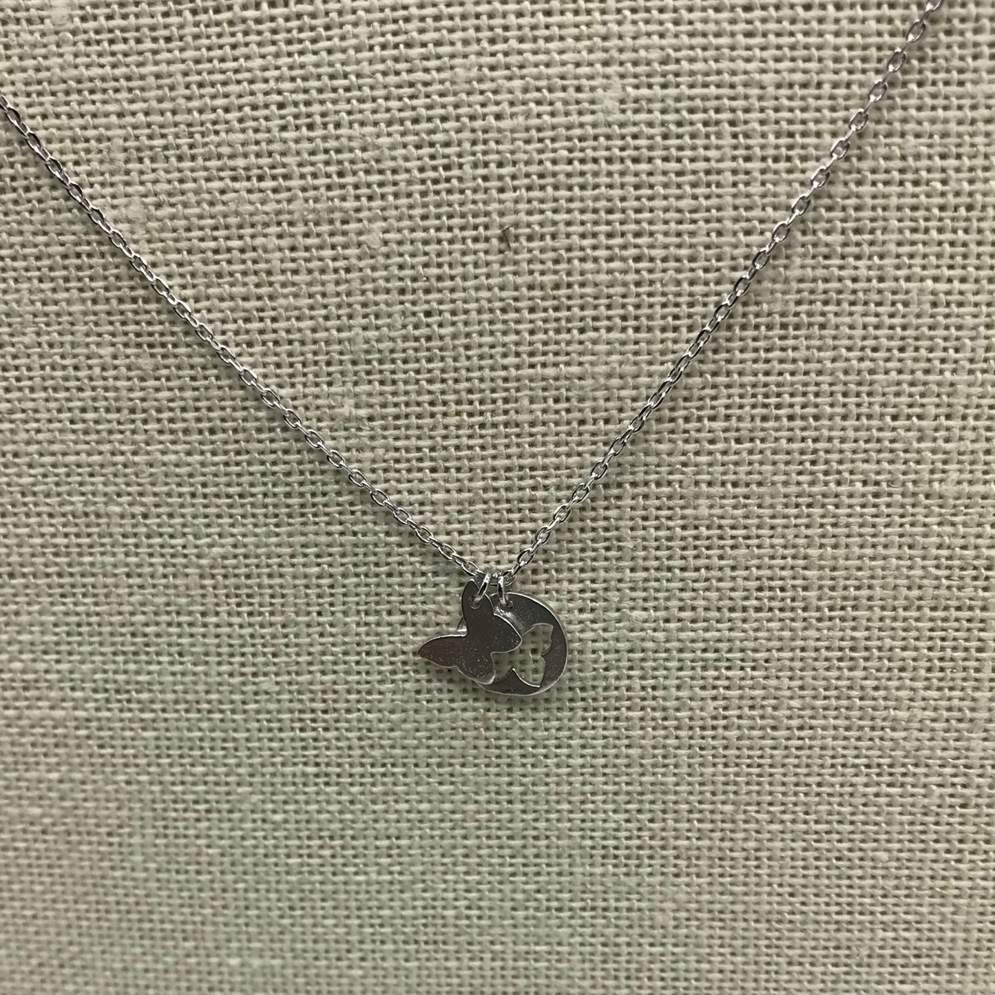 Double butterfly necklace