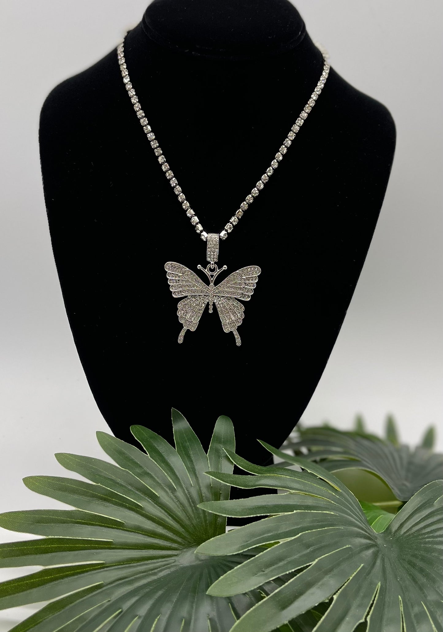 Butterfly Rhinestone Necklaces