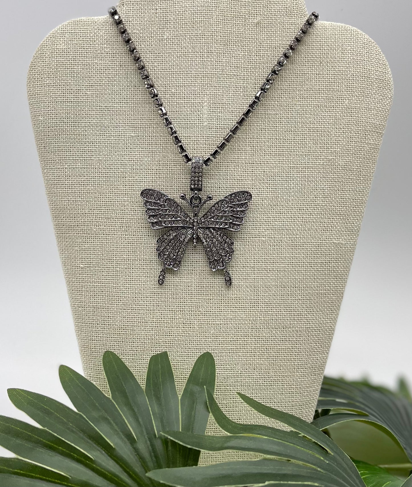 Butterfly Rhinestone Necklaces