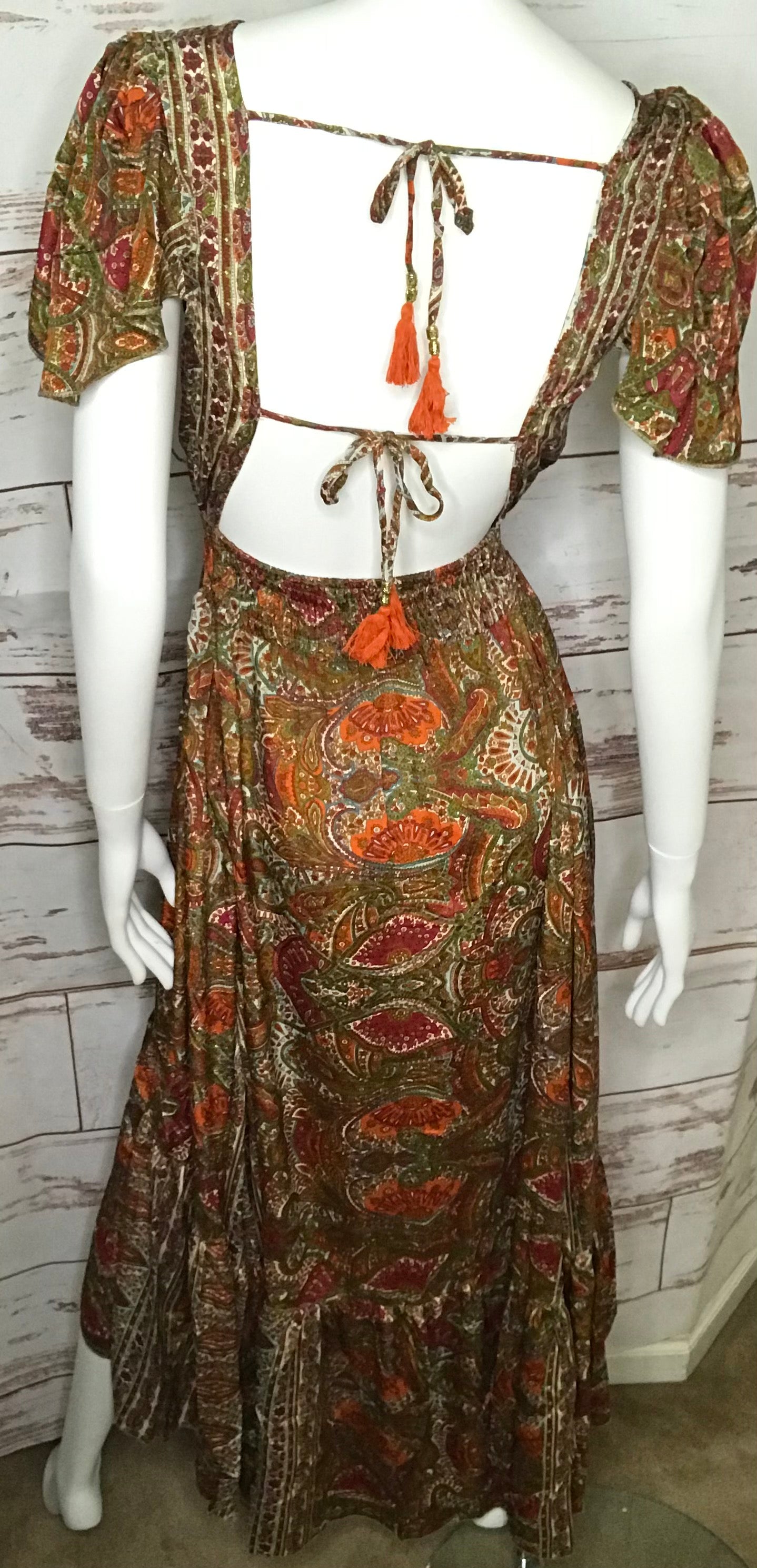 Karma Highway open back dress