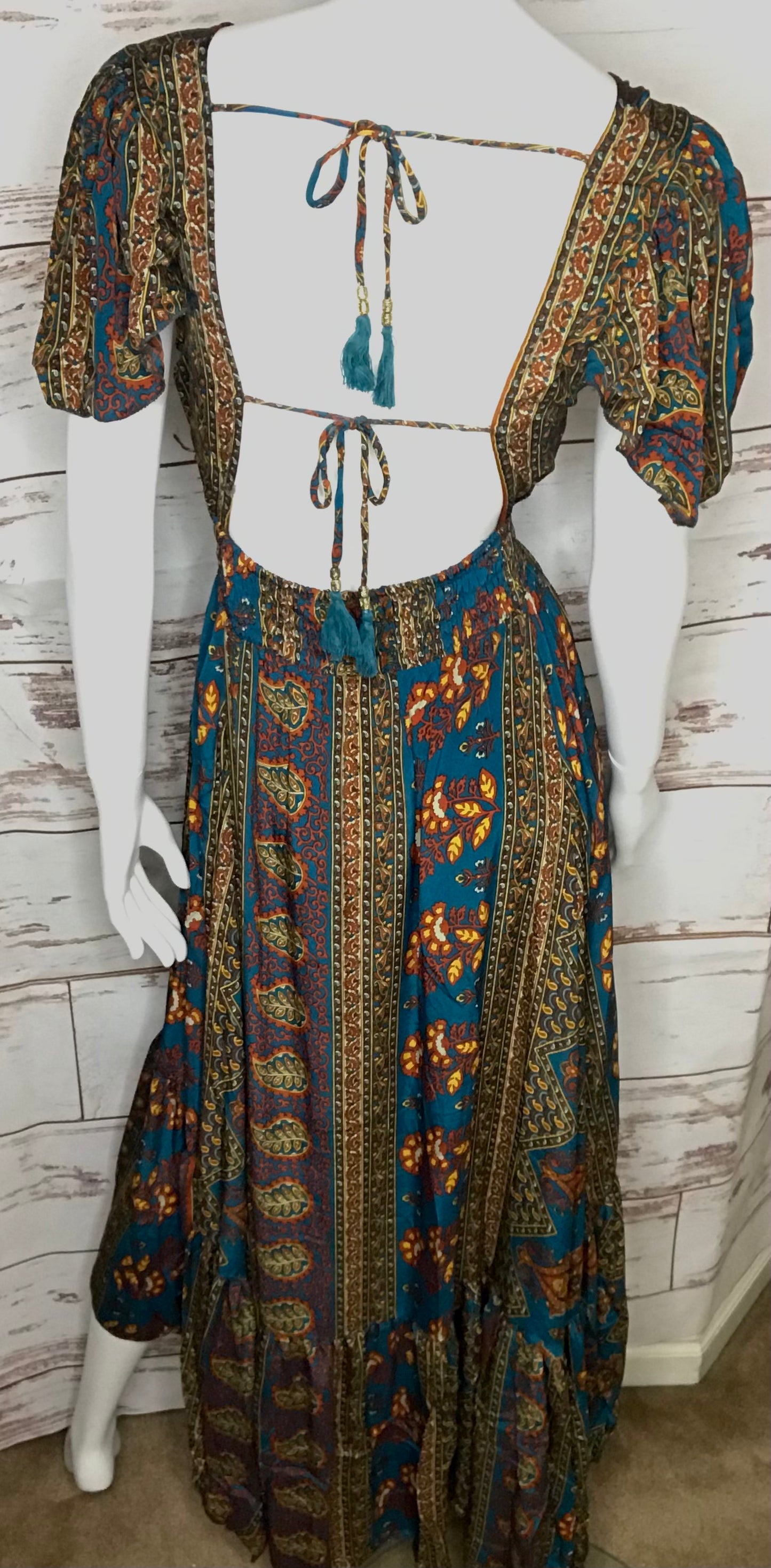 Karma Highway open back dress