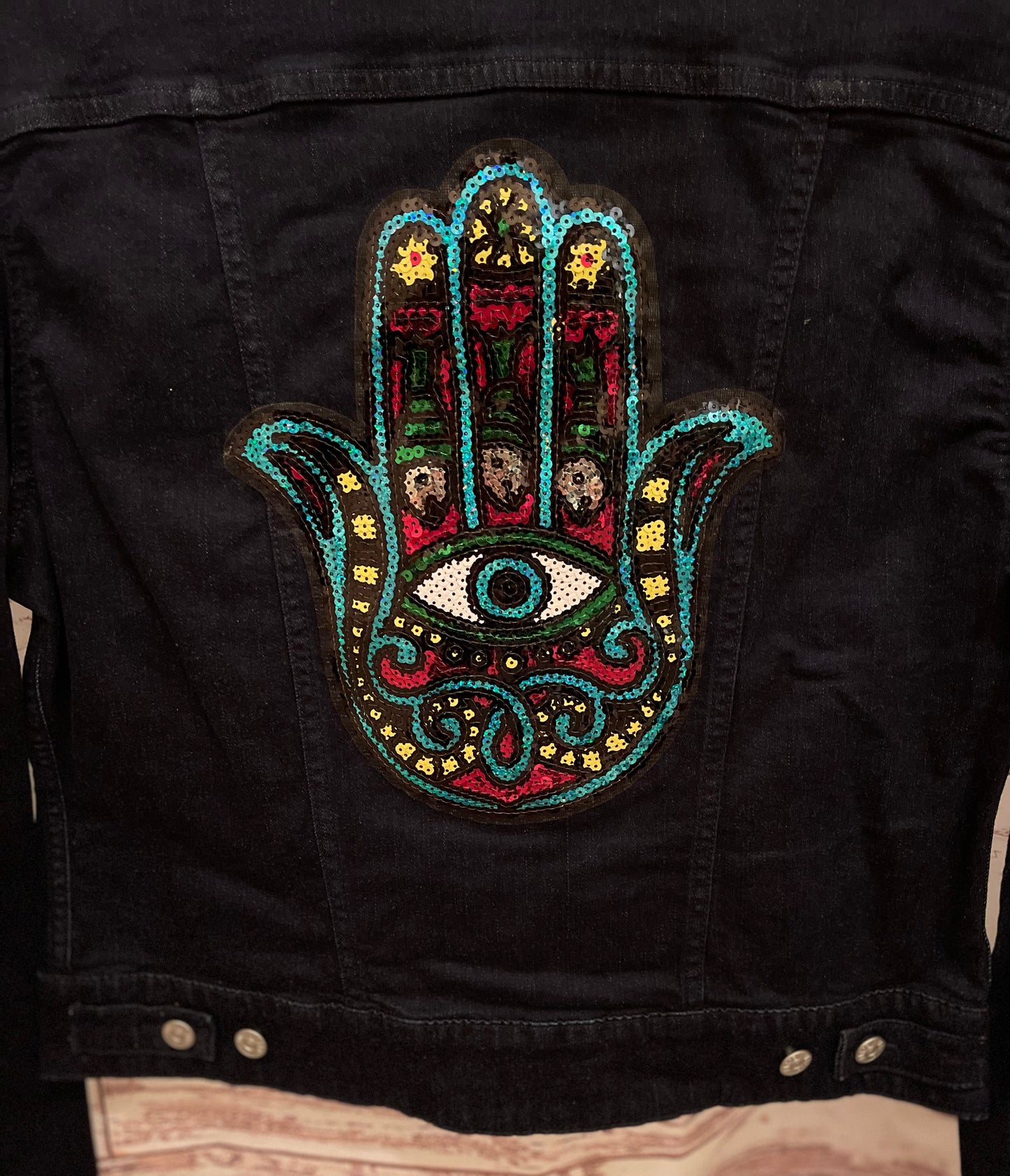 Hamsa 🪬 Denim Jacket