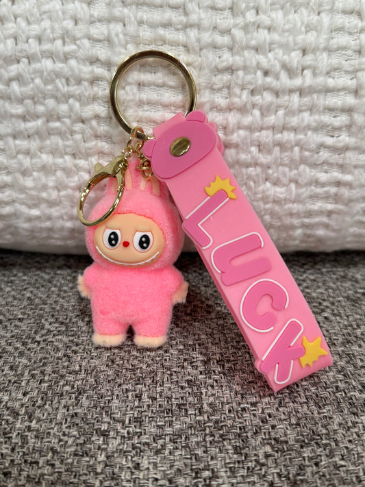 Fuzzy Monster Keychain