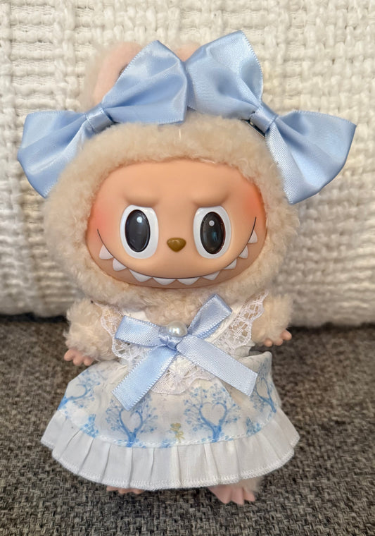 Handmade Blue Dress For Labubu