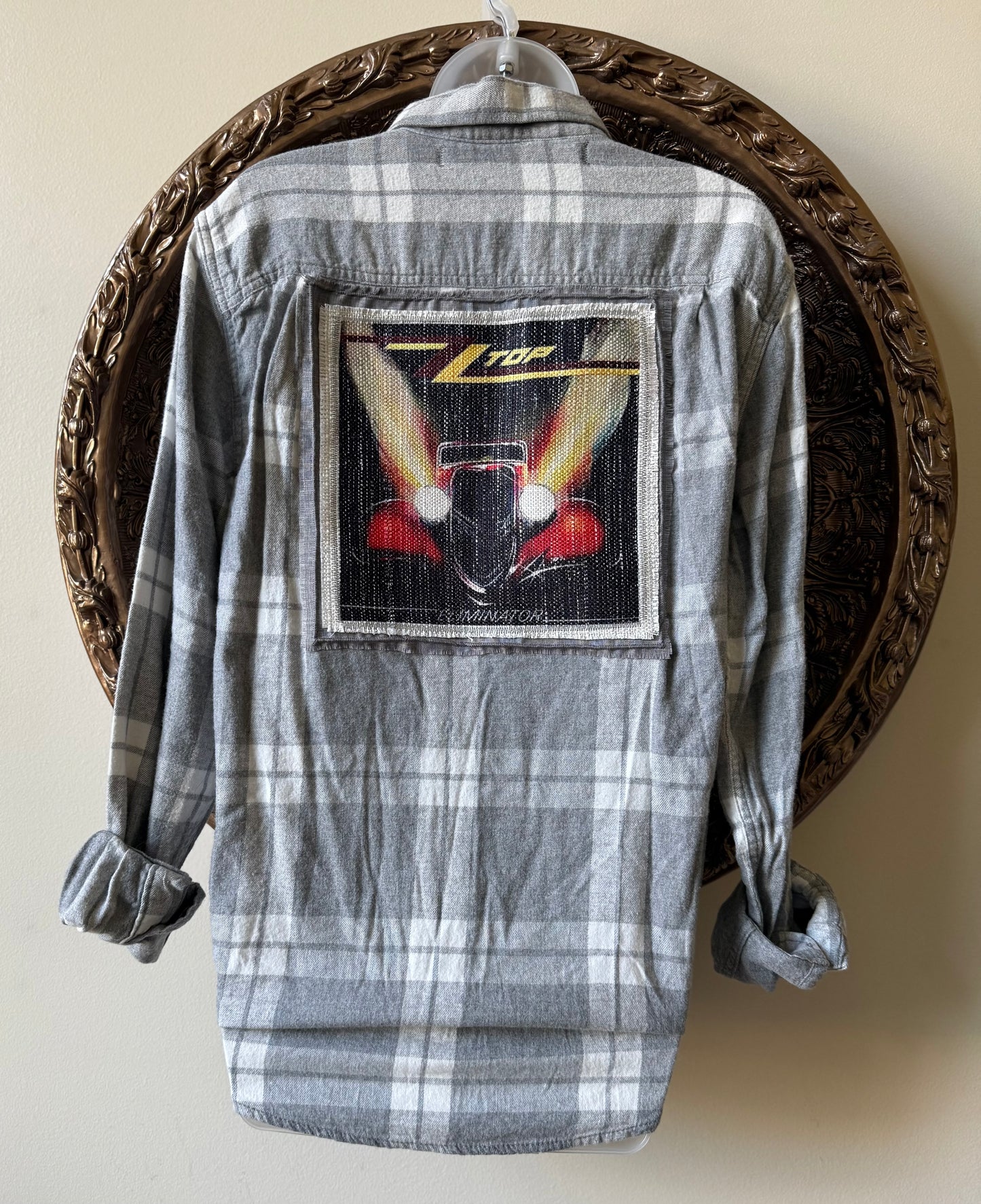 Rock & Roll Repurposed Flannel