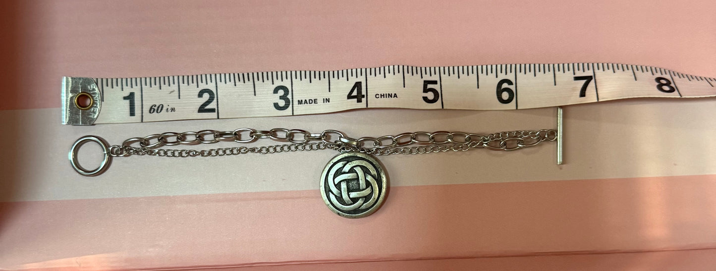 Vintage Button Chain Bracelet