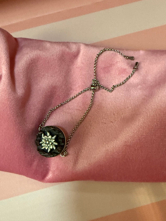 Repurposed Vintage Button Adjustable Bracelet
