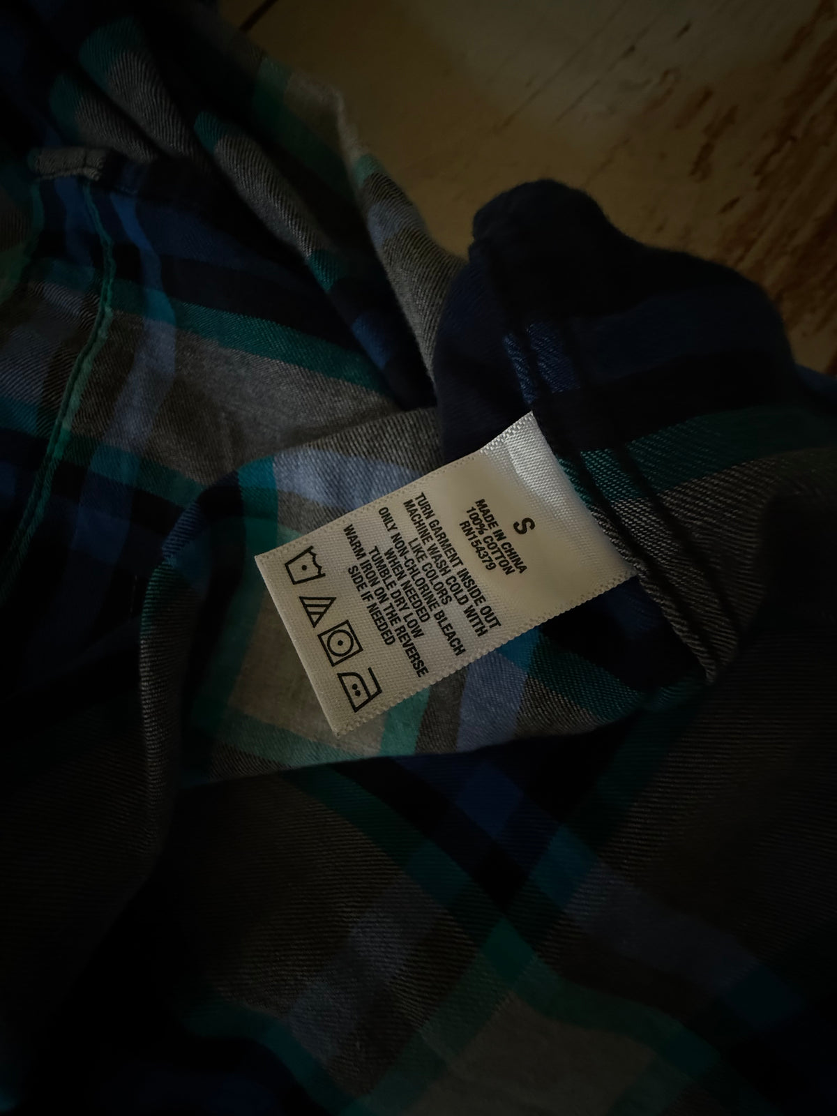 “Not today” Repurposed Flannel