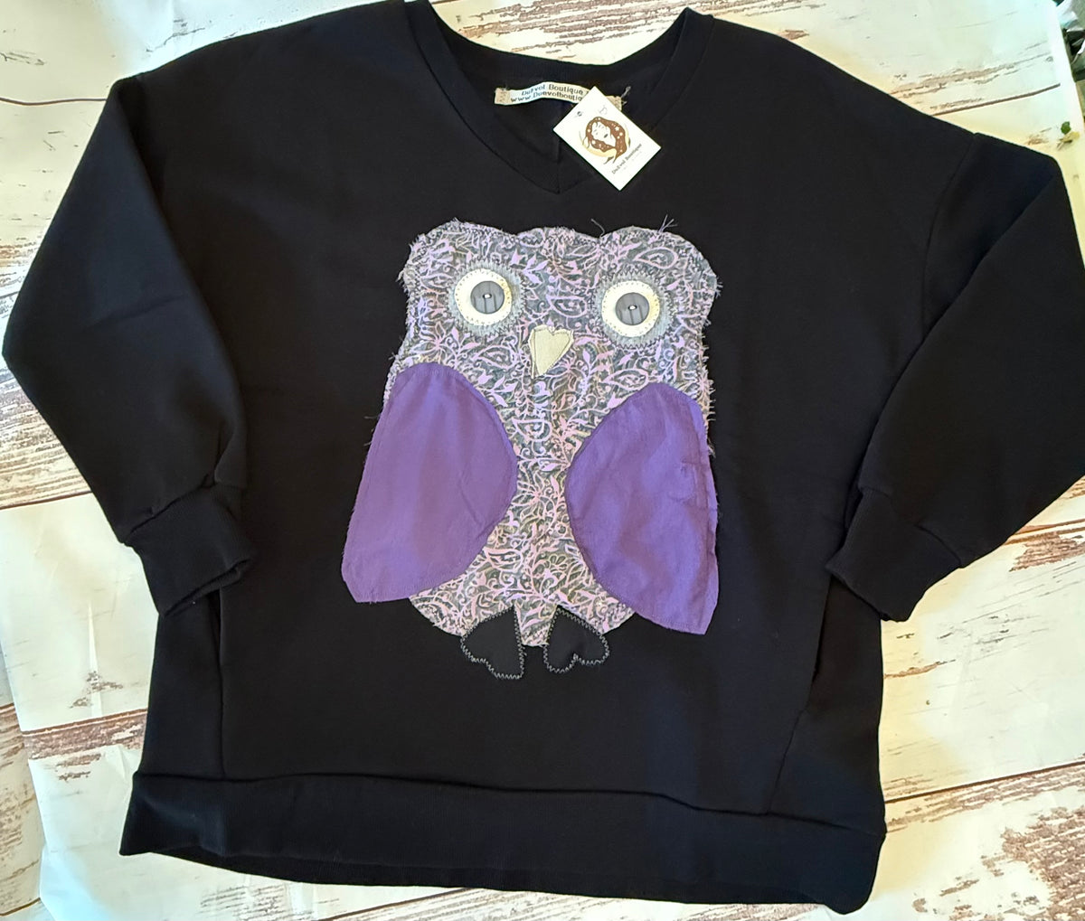Handmade Owl Sweatshirt