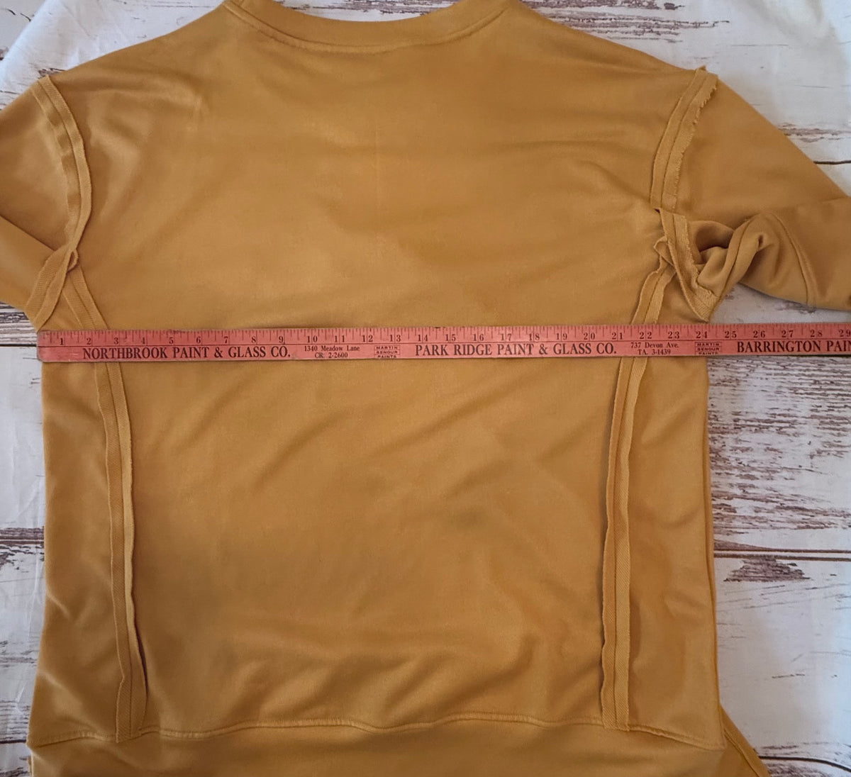 Up cycled Hand Beaded Design Sweatshirt