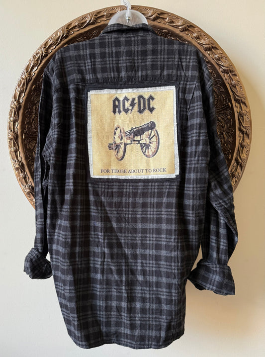 Fire Away Rock & Roll Flannel
