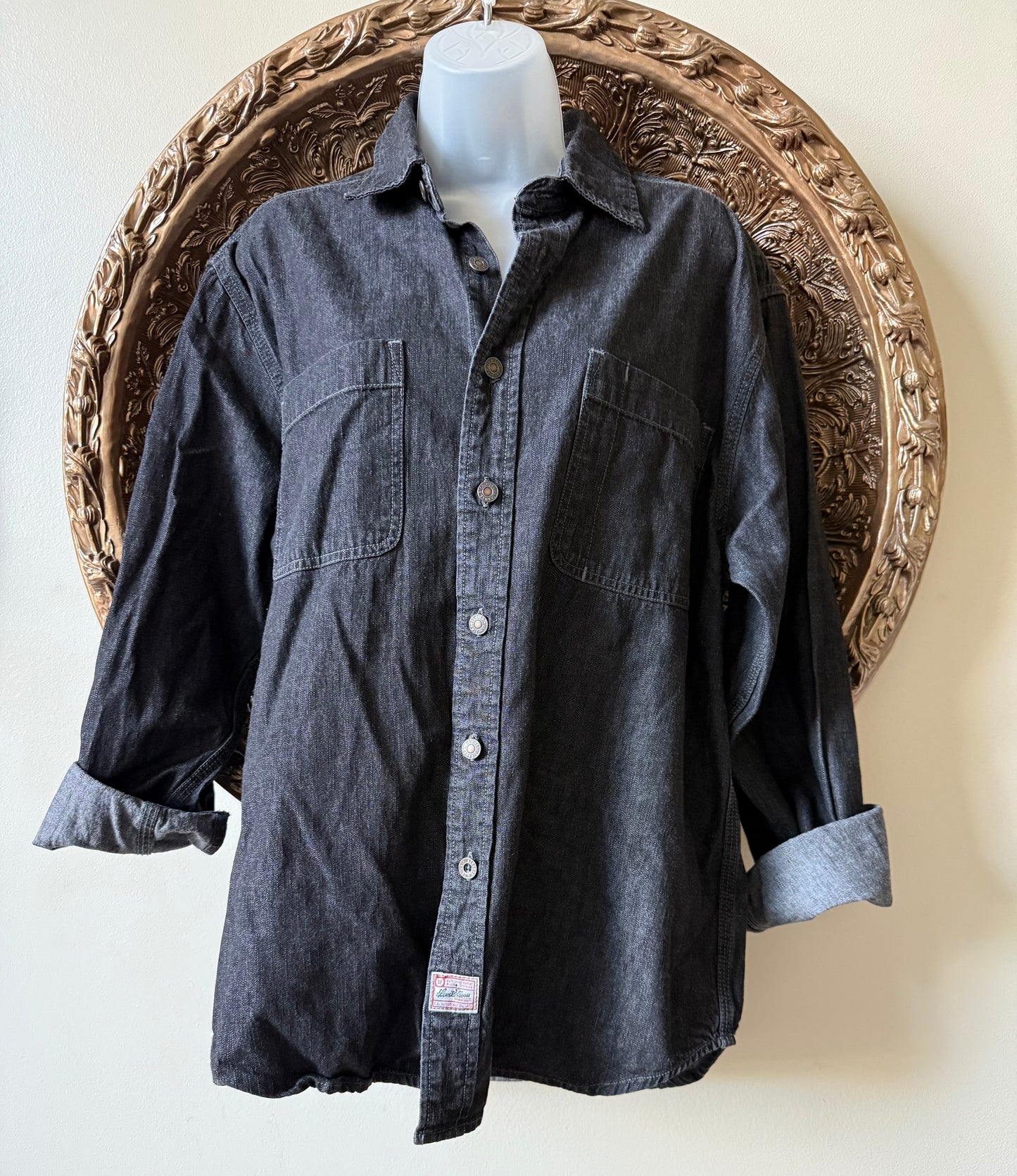 Rock & Roll Repurposed Jean Shirt
