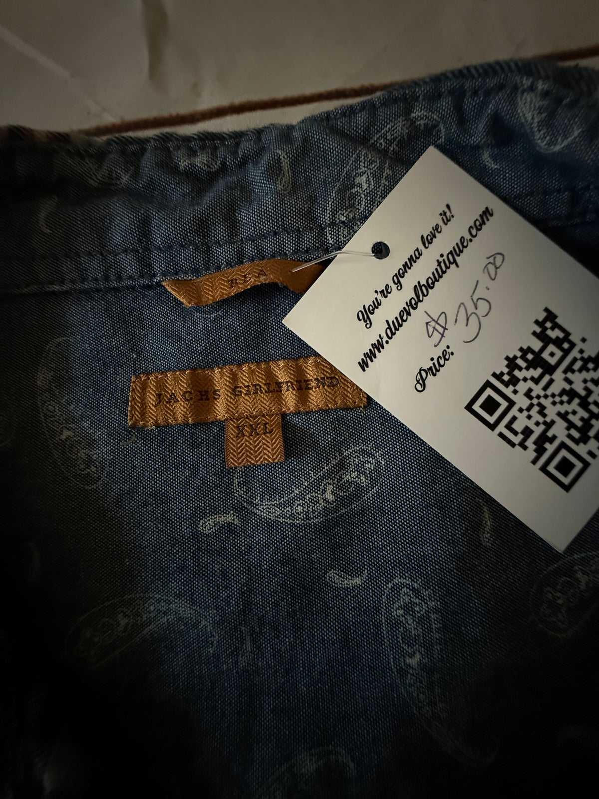 “American Mama” Up cycled Flannel