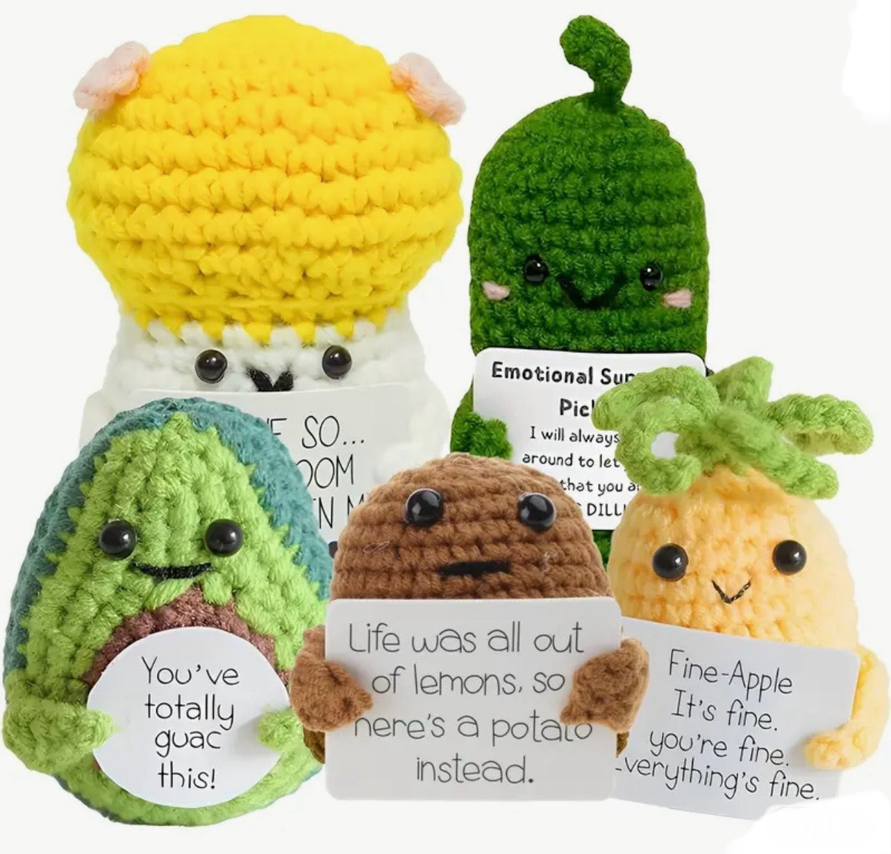 Crochet Positive Emotion Critters