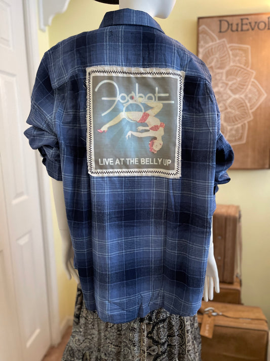 Belly Up Patched Flannel