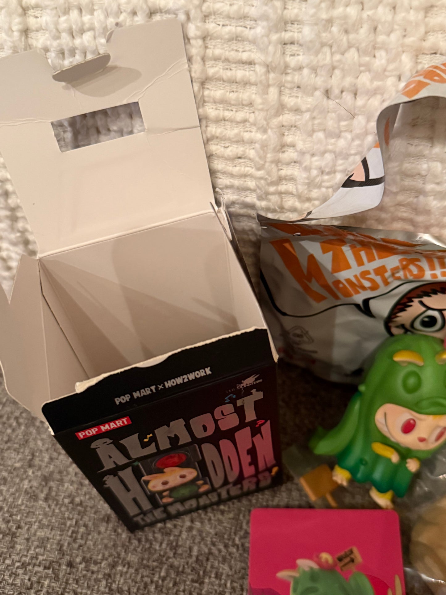 Confirmed Box Almost Hidden authentic PopMart