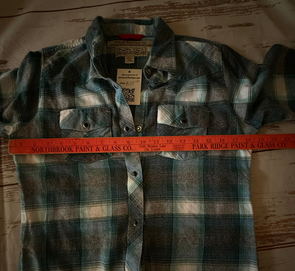 Snoopy up cycled Flannel