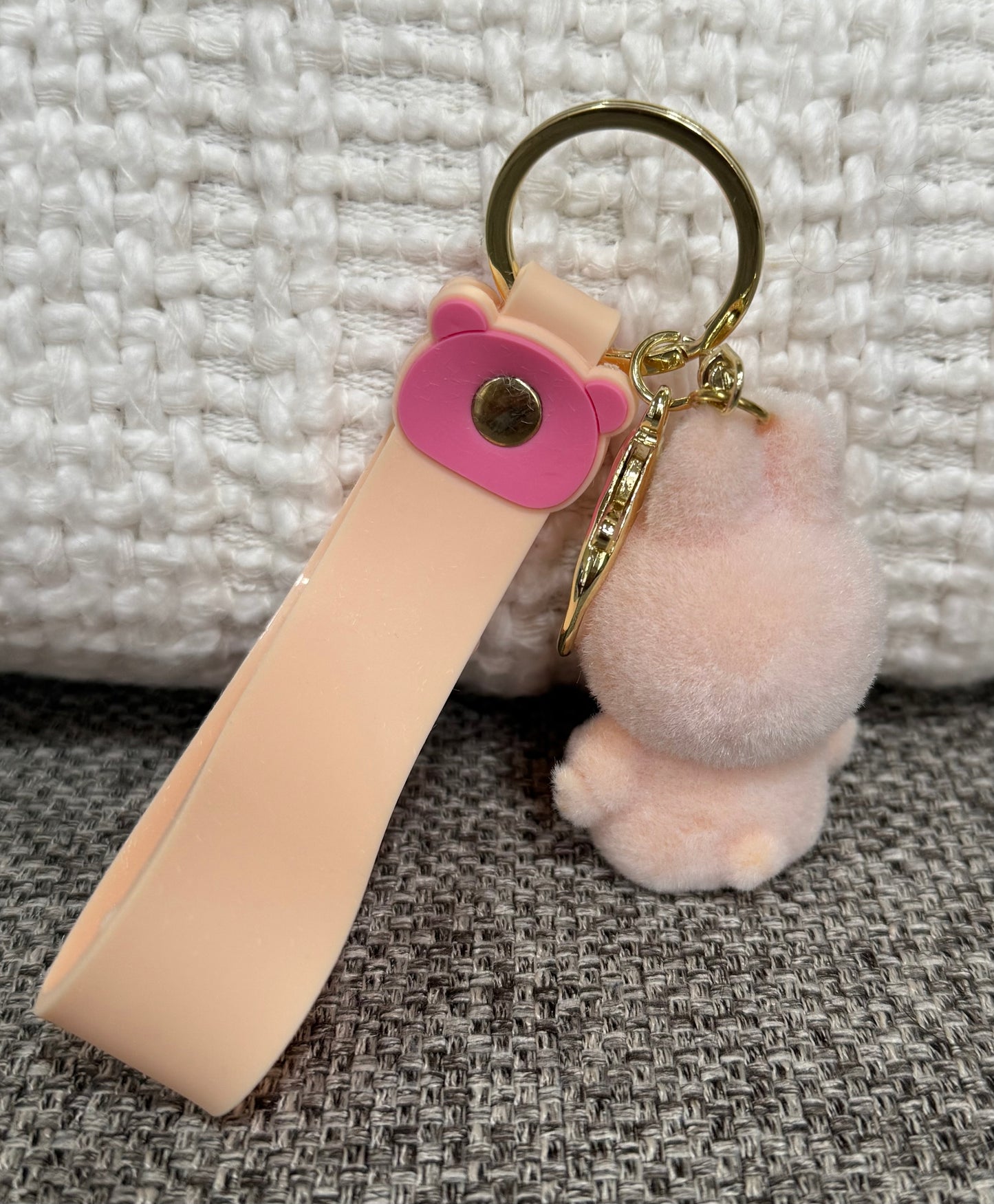 Fuzzy Monster Keychain
