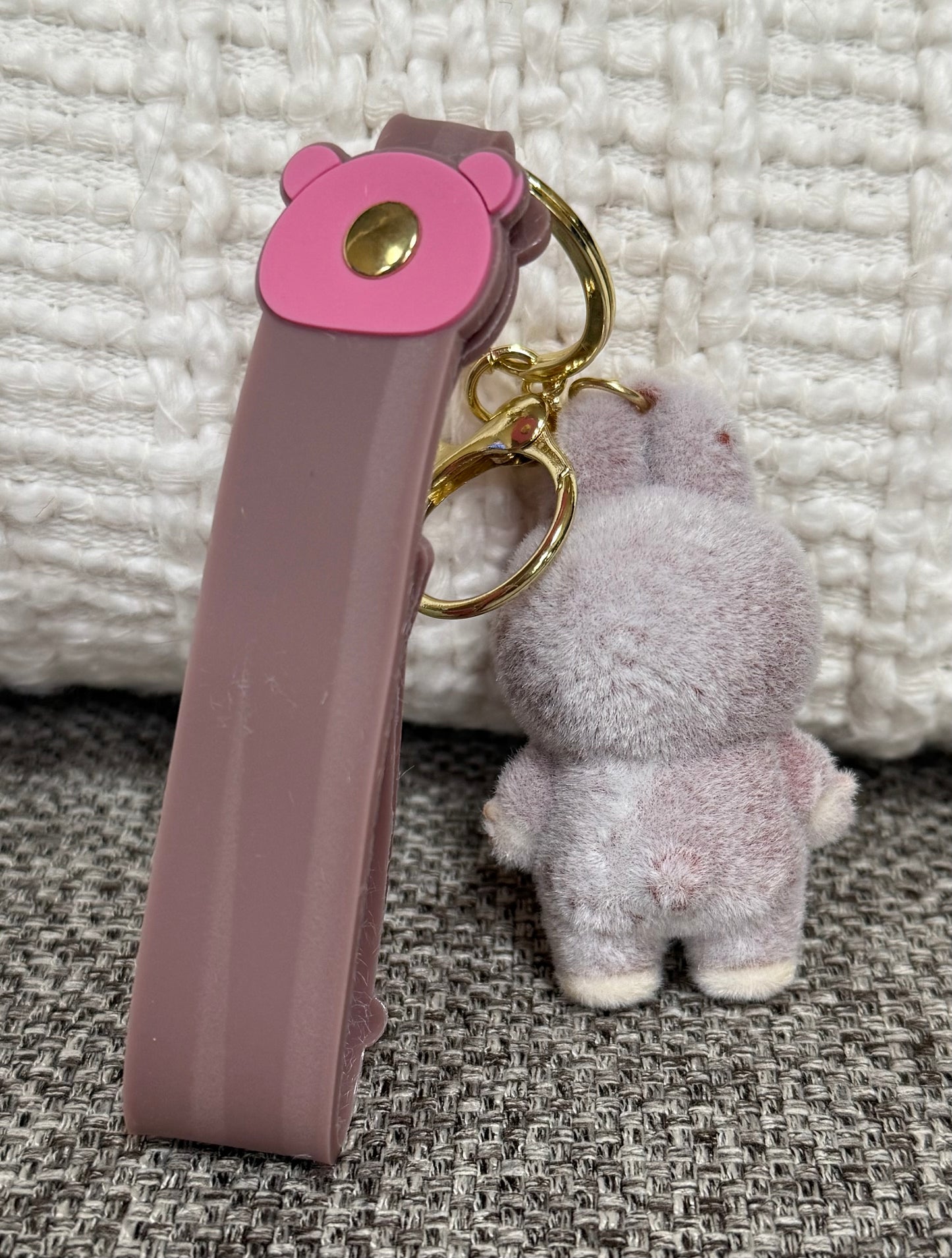 Fuzzy Monster Keychain