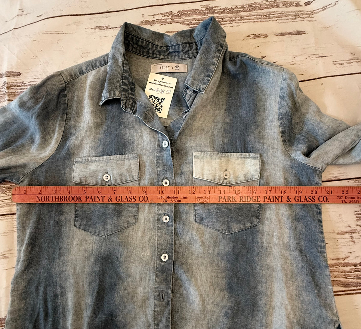 Skull Bling- Up cycled Shirt