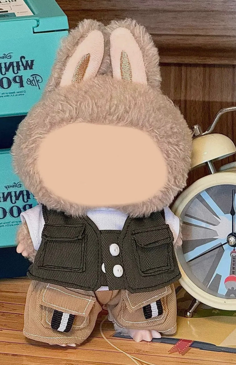Labubu Green Vest Outfit