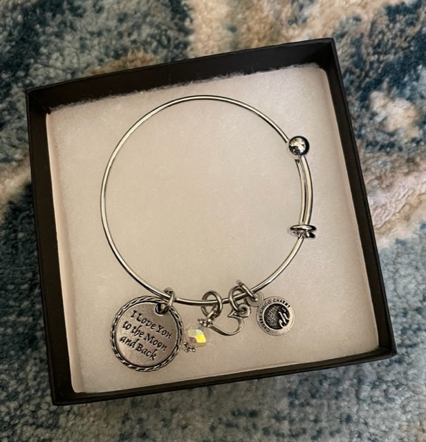 Love You To The Moon & Back Bracelet