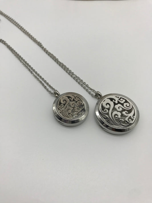 Oil diffuser necklace (wave)