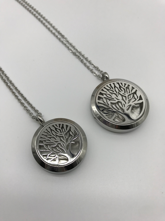 Oil diffuser necklace (tree of life)