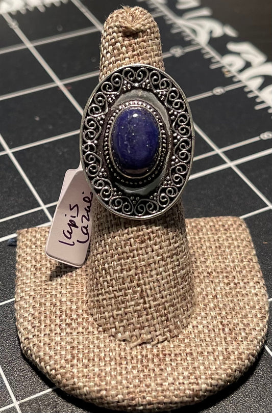 Lapis Lazuli Stone Ring (size 7)