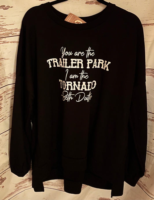 Trailer Park Relaxed Fit Sweatshirt