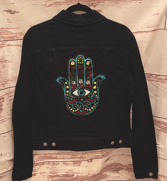 Hamsa 🪬 Denim Jacket