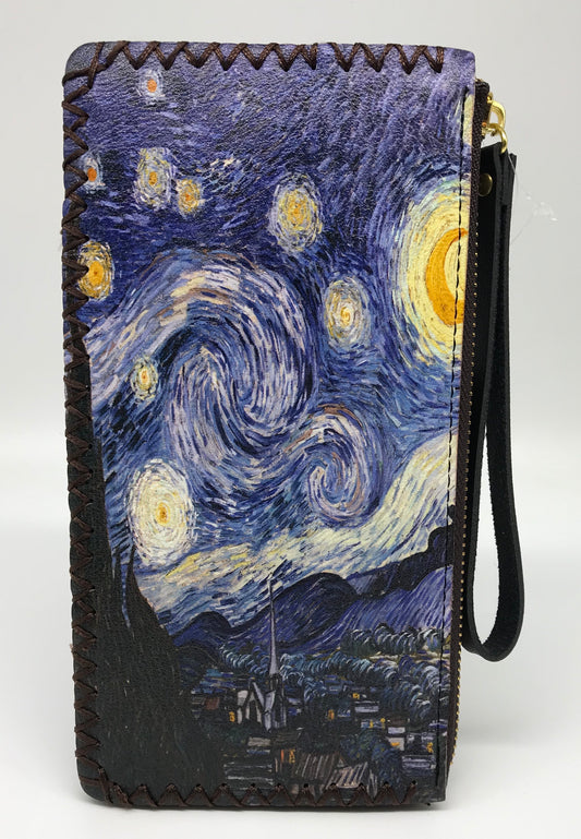 Painting inspired wristlet