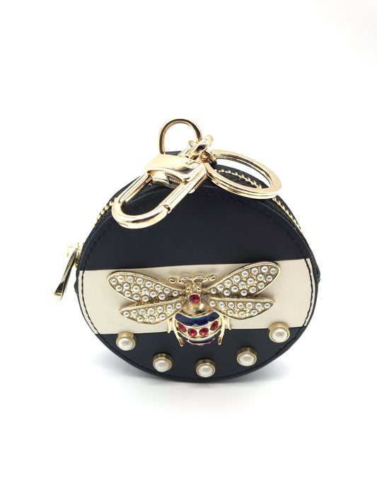 Queen Bee Coin/earbuds purse
